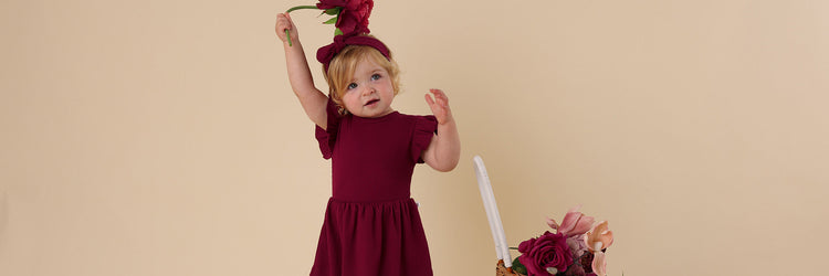 Raspberry Organic Cotton Rib