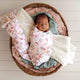 Alice’s Tea Party Organic Jersey Wrap & Topknot Set - Thumbnail 5