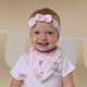 Alice’s Tea Party Organic Dribble Bib - Thumbnail 1