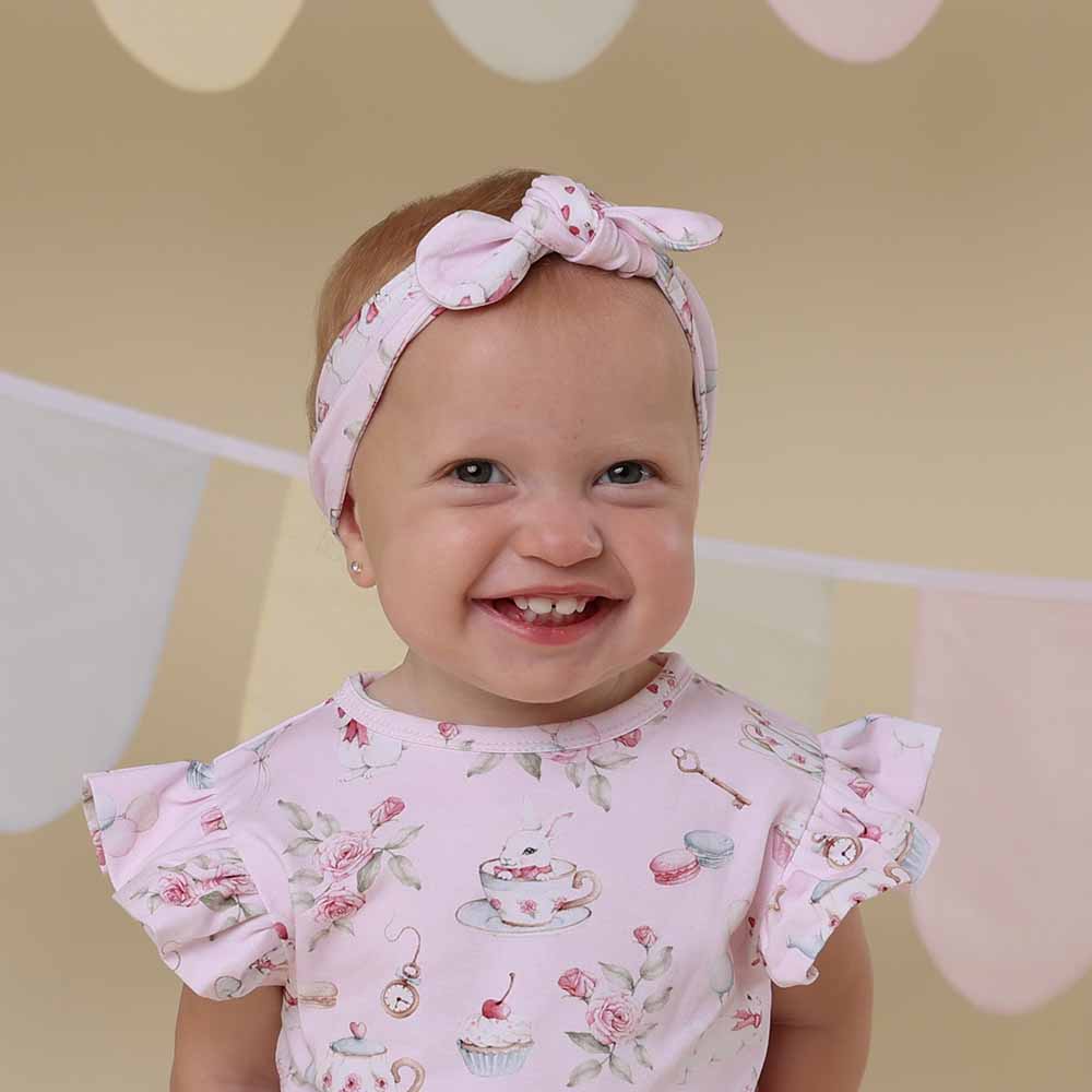 Alice’s Tea Party Organic Topknot - View 3