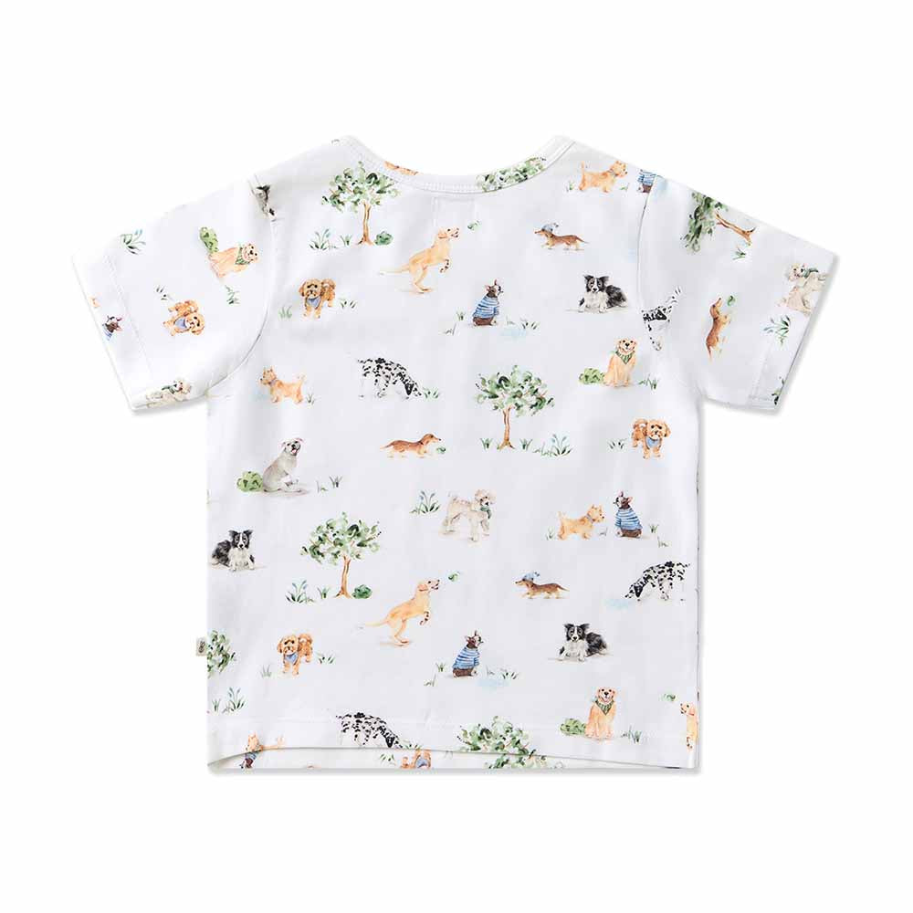 Dog Park Organic Kids PJ Set - View 12