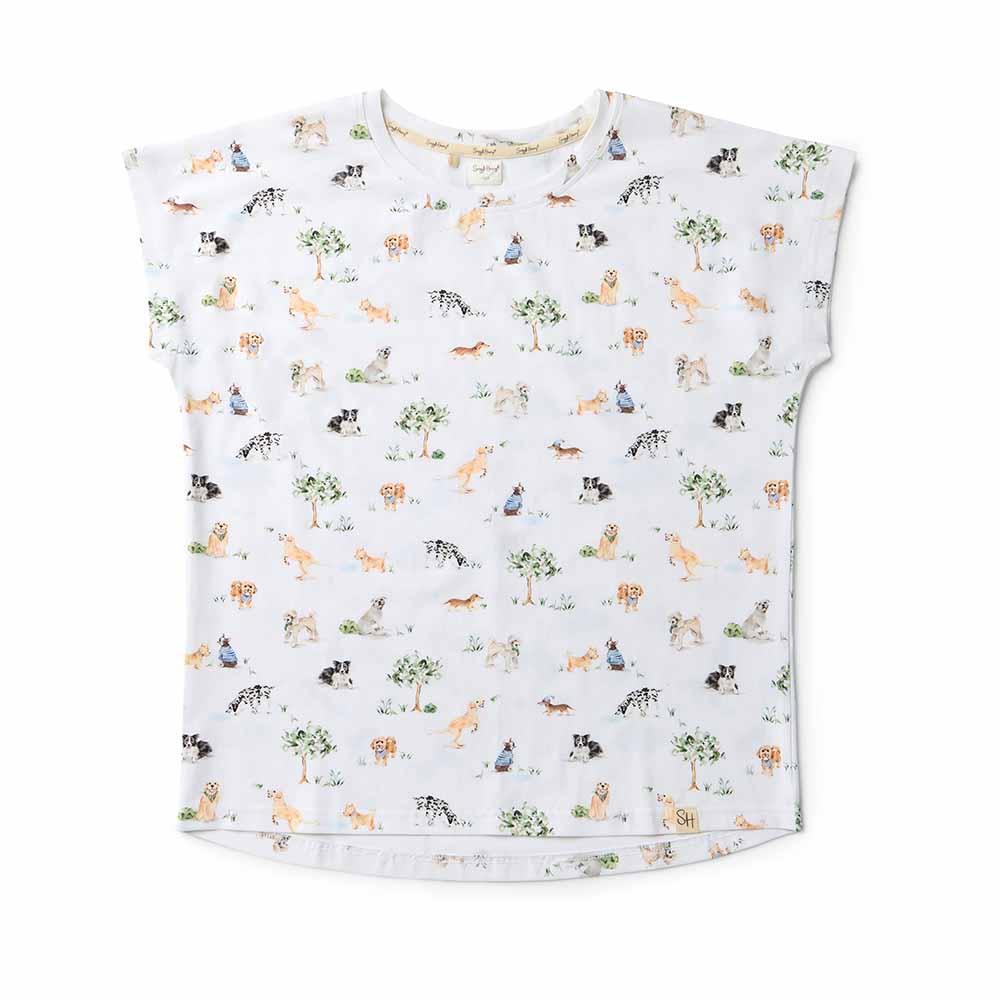 Dog Park Organic Womens PJ Set - View 2
