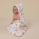 Beach Fun Organic Hooded Baby Towel - Thumbnail 5
