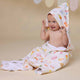 Beach Fun Organic Hooded Baby Towel - Thumbnail 7