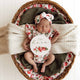 Strawberry Short Sleeve Organic Bodysuit with Frill - Thumbnail 6