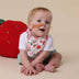 Strawberry Organic Dribble Bib | Snuggle Hunny