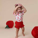 Strawberry Short Sleeve Organic Bodysuit with Frill - Thumbnail 14