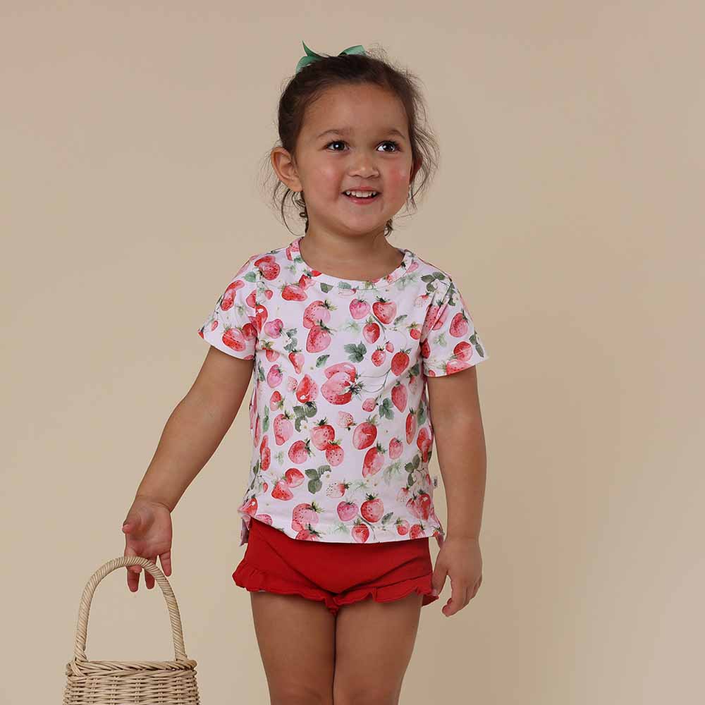Strawberry Organic T-Shirt - View 3