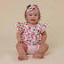 Strawberry Organic T-Shirt with Frill | Snuggle Hunny