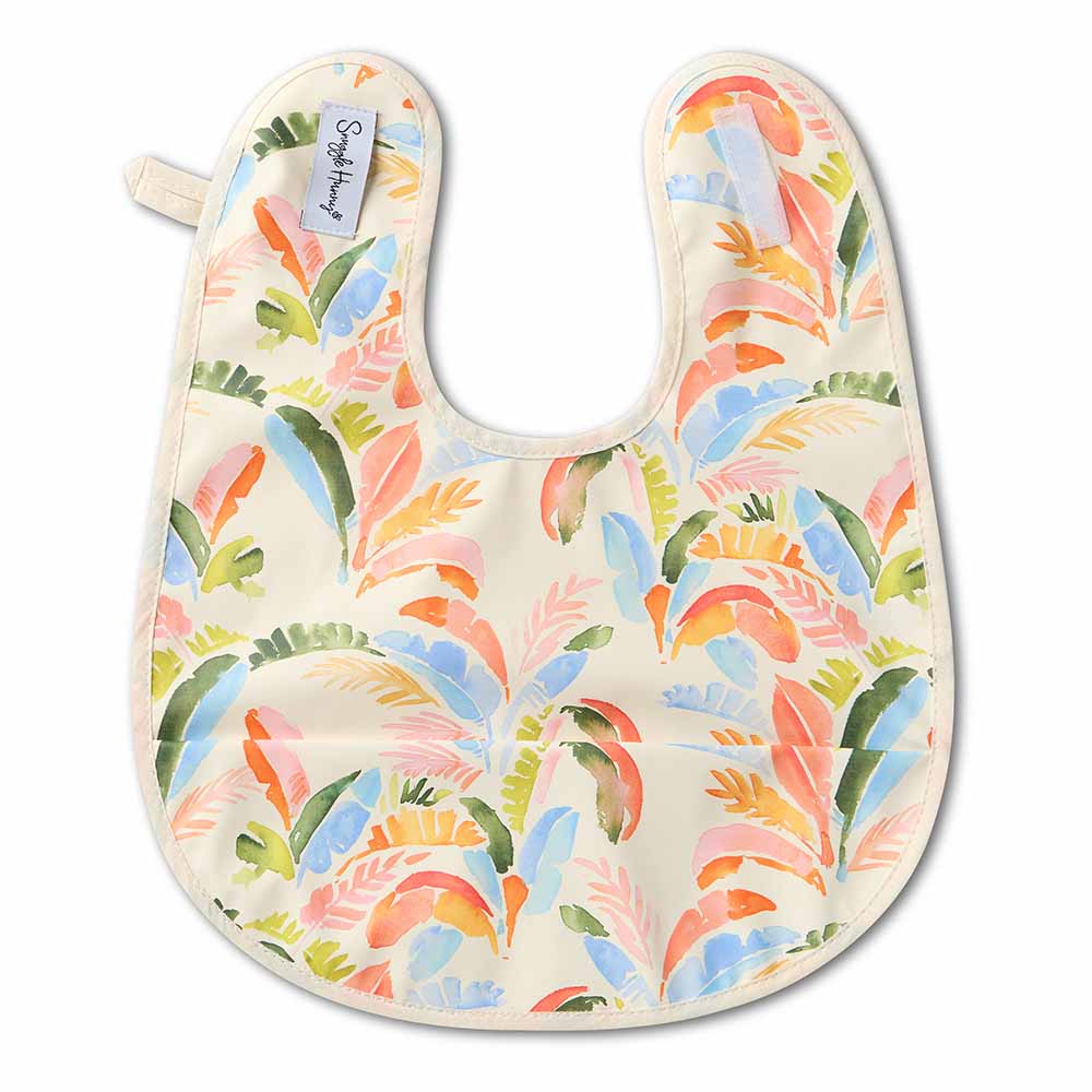 Summer Palm Snuggle Bib - View 2
