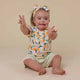 Sunny Citrus Organic T-Shirt with Frill - Thumbnail 6
