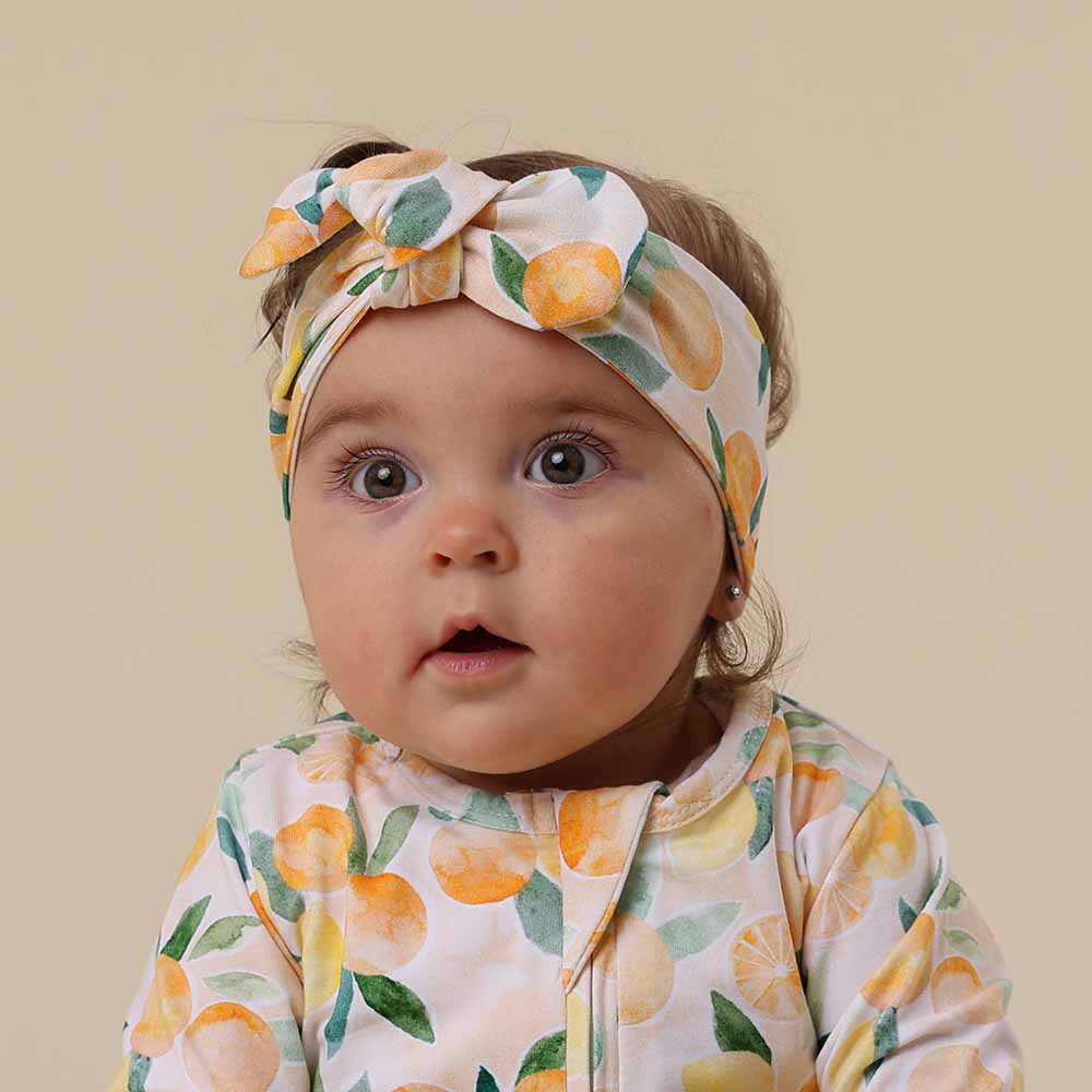 Sunny Citrus Organic Topknot - View 6