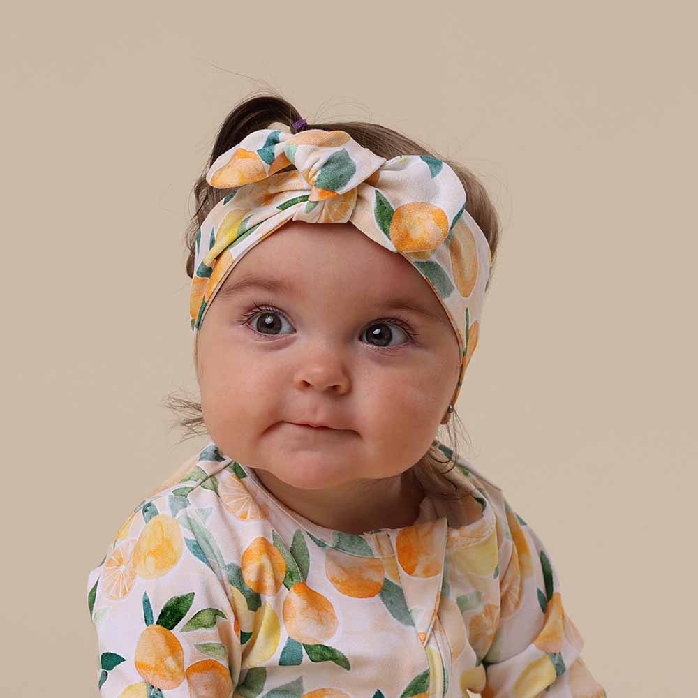 Sunny Citrus Organic Topknot - View 3