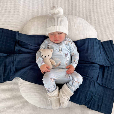 Taking Flight Organic Snugglesuit Convertible Romper | Snuggle Hunny