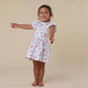White Rabbit Short Sleeve Organic Dress - Thumbnail 14
