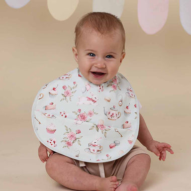 White Rabbit Organic Snuggle Bib | Snuggle Hunny