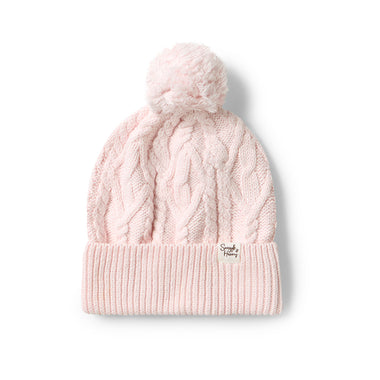Blush Pink Organic Adult Knit Beanie | Snuggle Hunny
