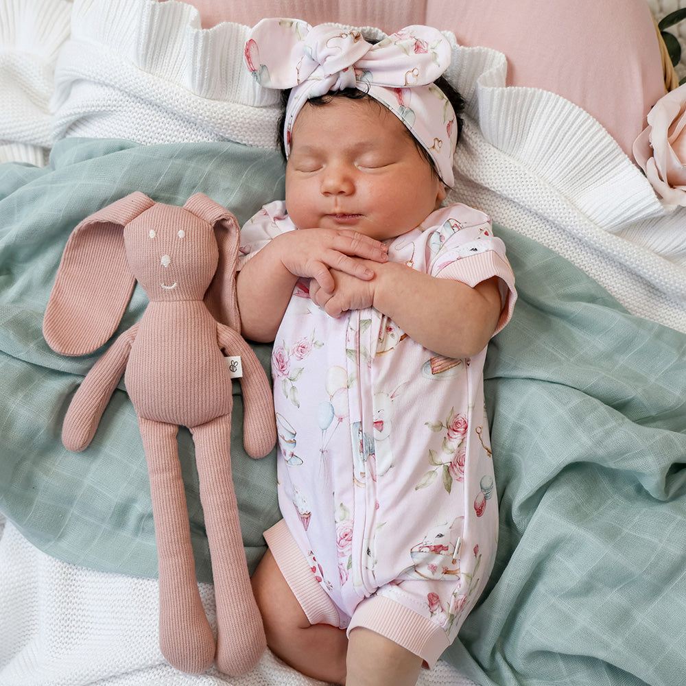 Alice's Tea Party Organic Snuggle Shortie - View 4