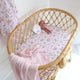 Alice’s Tea Party Organic Bassinet Sheet / Change Pad Cover - Thumbnail 3