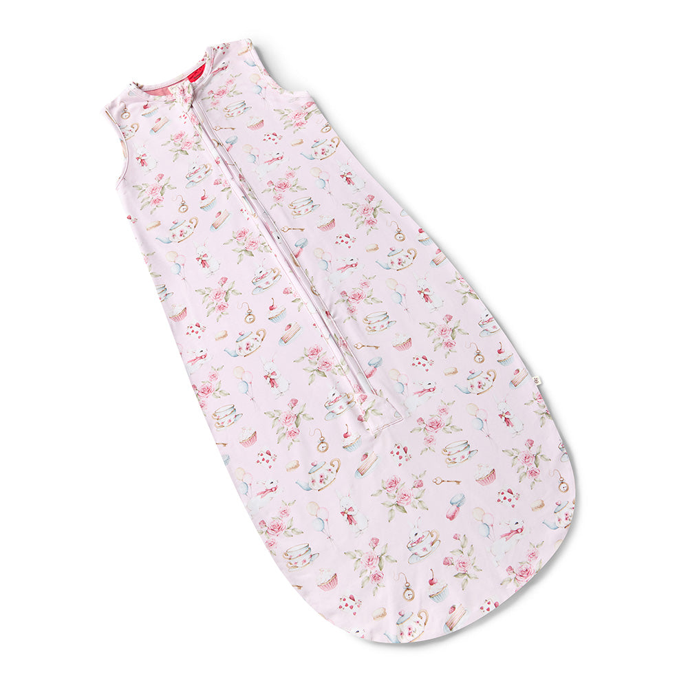 Alice's Tea Party Organic Sleeping Bag 1.0 TOG - View 6