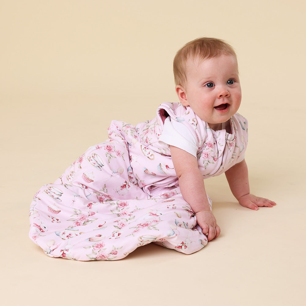 Alice's Tea Party Organic Sleeping Bag 2.5 TOG - View 3