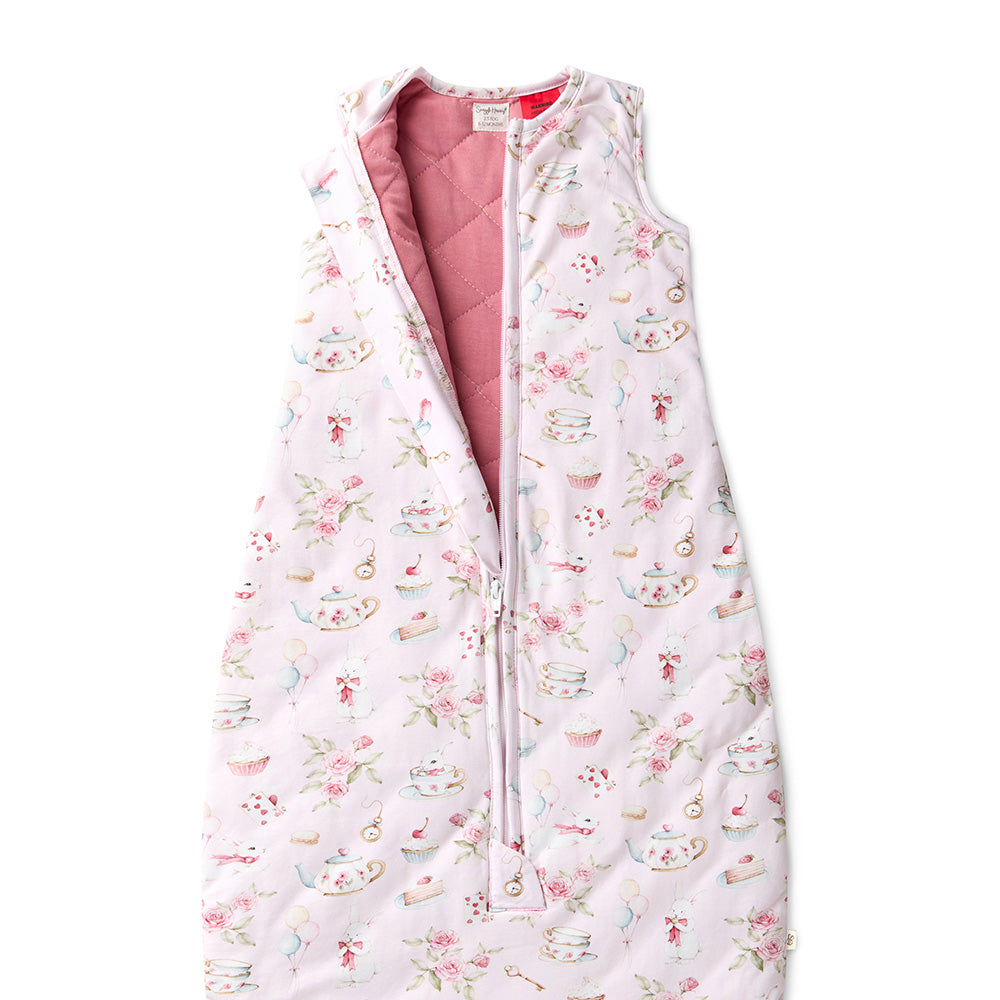 Alice's Tea Party Organic Sleeping Bag 2.5 TOG - View 2