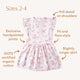 Alice’s Tea Party Short Sleeve Organic Dress - Thumbnail 10