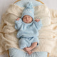 Baby Blue Oversized Cotton Knit Jumper - Thumbnail 1