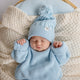 Baby Blue Oversized Cotton Knit Jumper - Thumbnail 7
