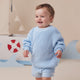 Baby Blue Oversized Cotton Knit Jumper - Thumbnail 3