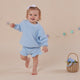 Baby Blue Oversized Cotton Knit Jumper - Thumbnail 4