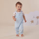 Baby Blue Organic Joey Overalls - Thumbnail 1