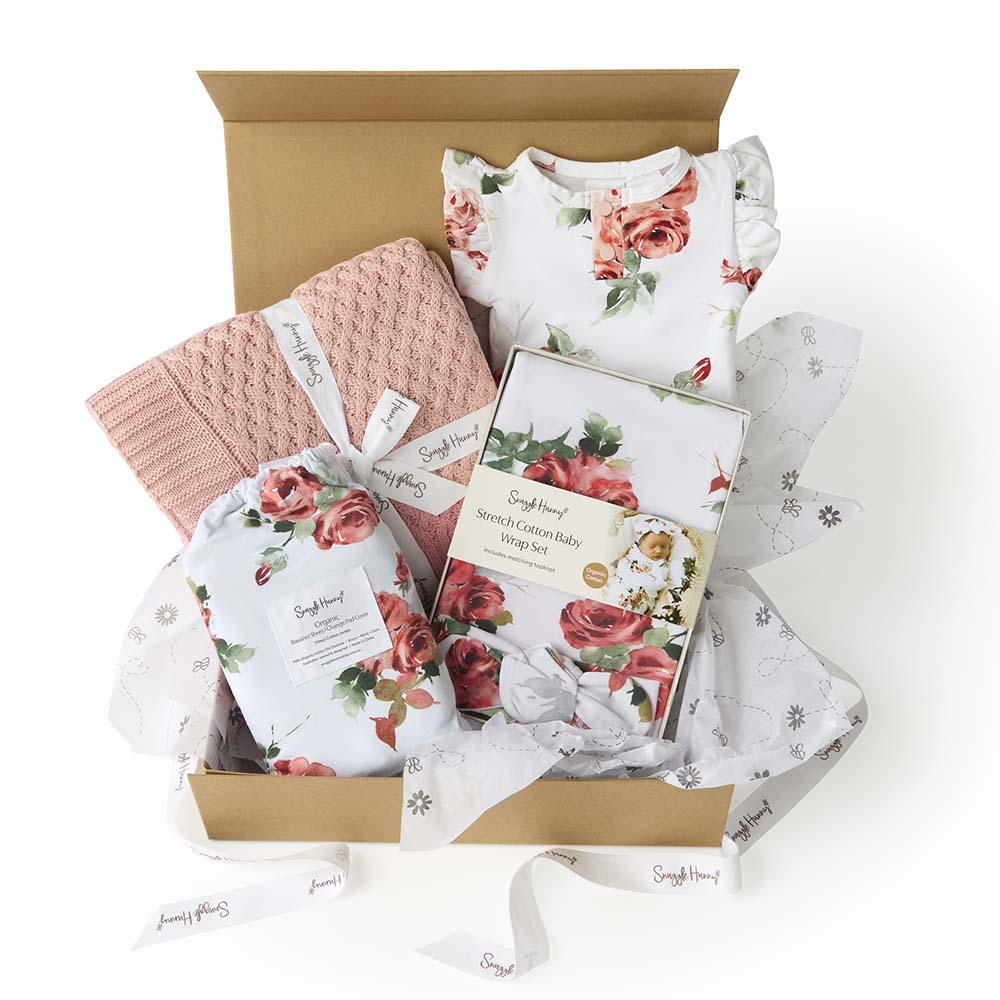 Deluxe Newborn Gift Hamper - Rosebud - View 1