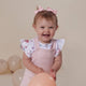 Baby Pink Organic Joey Overalls - Thumbnail 3