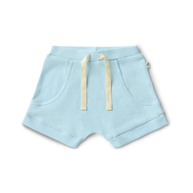 Baby Blue Organic Shorts | Snuggle Hunny