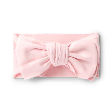 Baby Pink Organic Oversized Bow | Snuggle Hunny