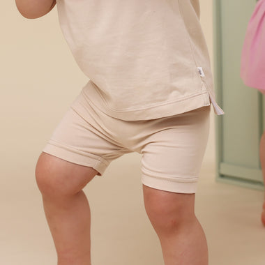 Babyccino Organic Bike Shorts | Snuggle Hunny