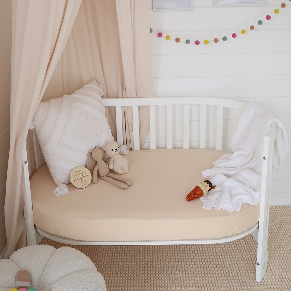 Babyccino Organic Fitted Cot Sheet - View 4