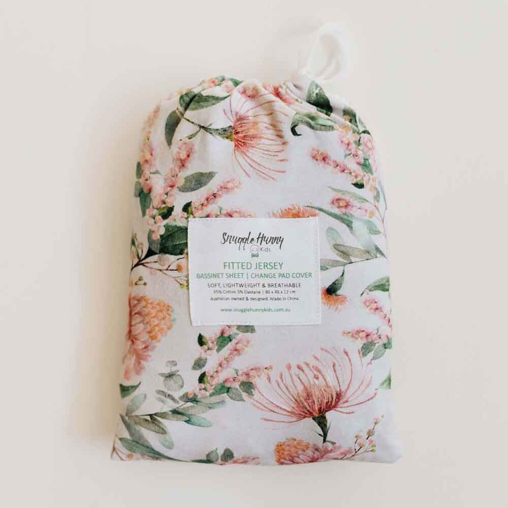 Black Friday Exclusive - Wattle Bassinet Sheet / Change Pad Cover - View 10