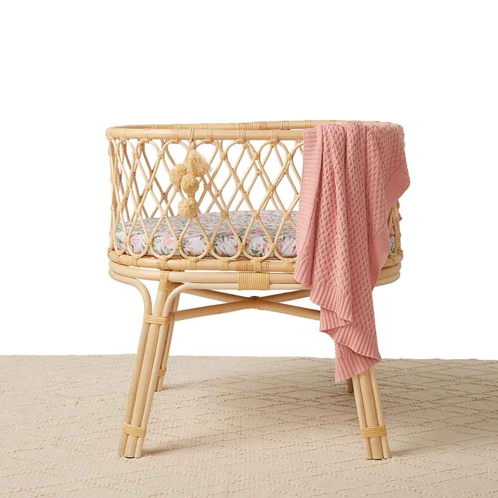 Black Friday Exclusive - Wattle Bassinet Sheet / Change Pad Cover - View 5