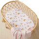 Poppy Organic Bassinet Sheet / Change Pad Cover - Thumbnail 4