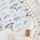 Safari Organic Bassinet Sheet / Change Pad Cover - Thumbnail 7