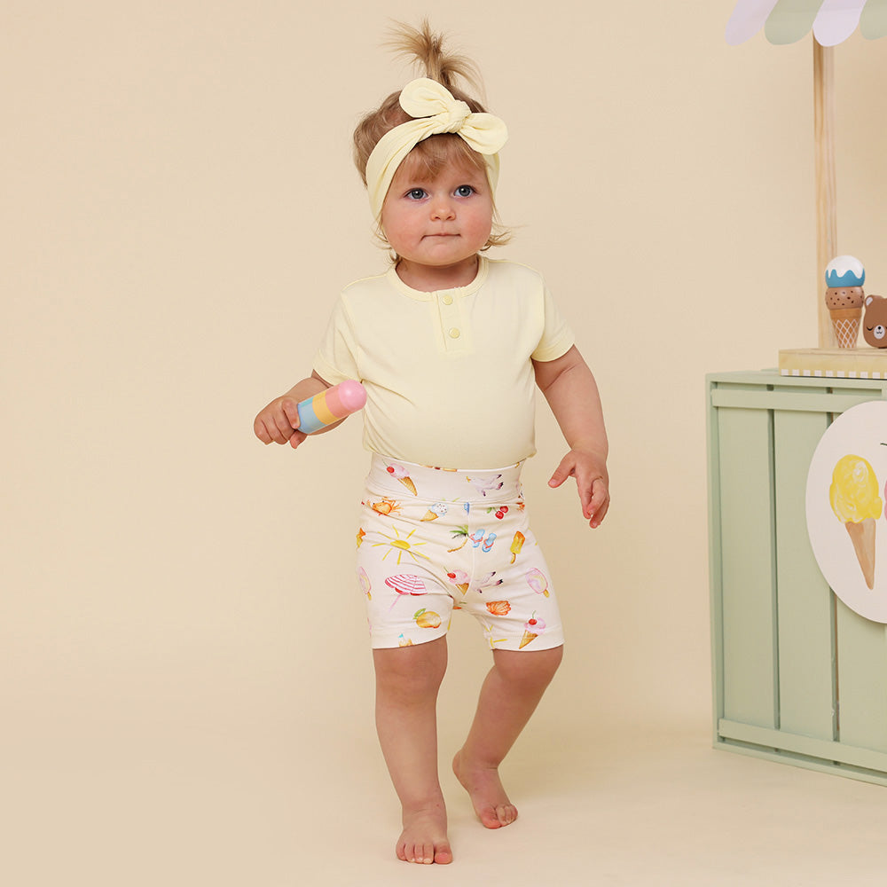 Beach Fun Organic Bike Shorts - View 1