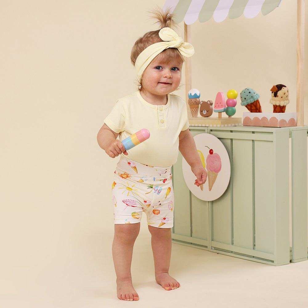 Beach Fun Organic Bike Shorts - View 4