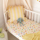 Beach Fun Organic Fitted Cot Sheet - Thumbnail 1