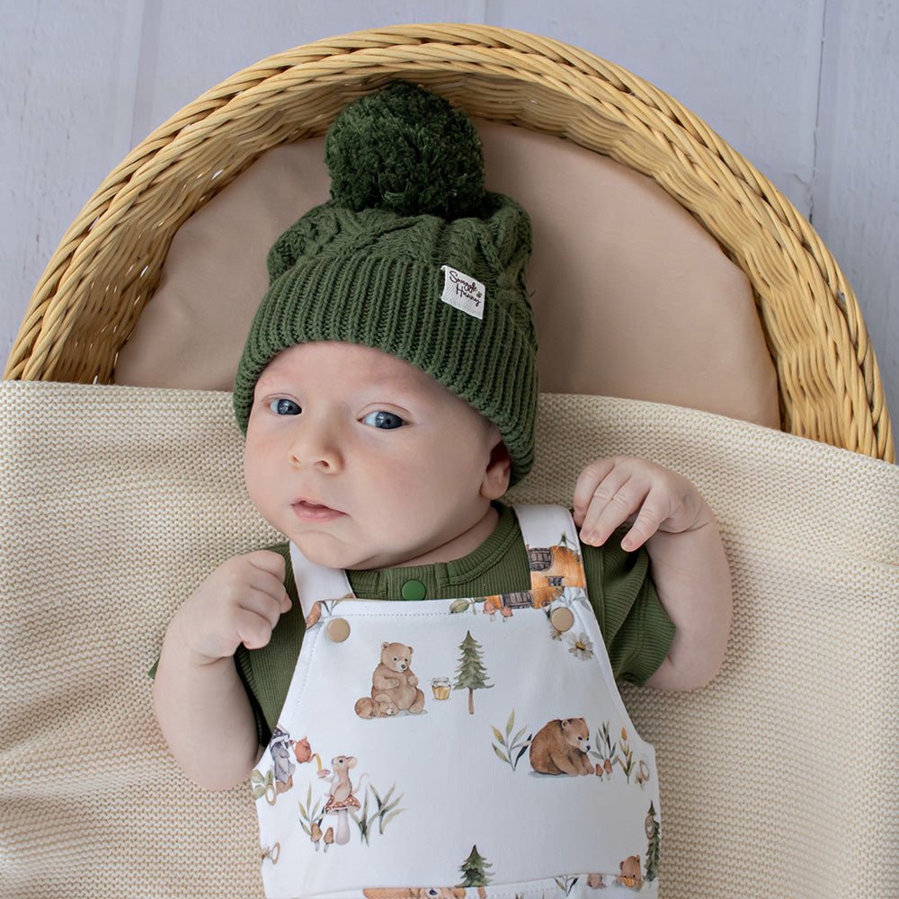 Bears Organic Snuggle Overalls - View 12