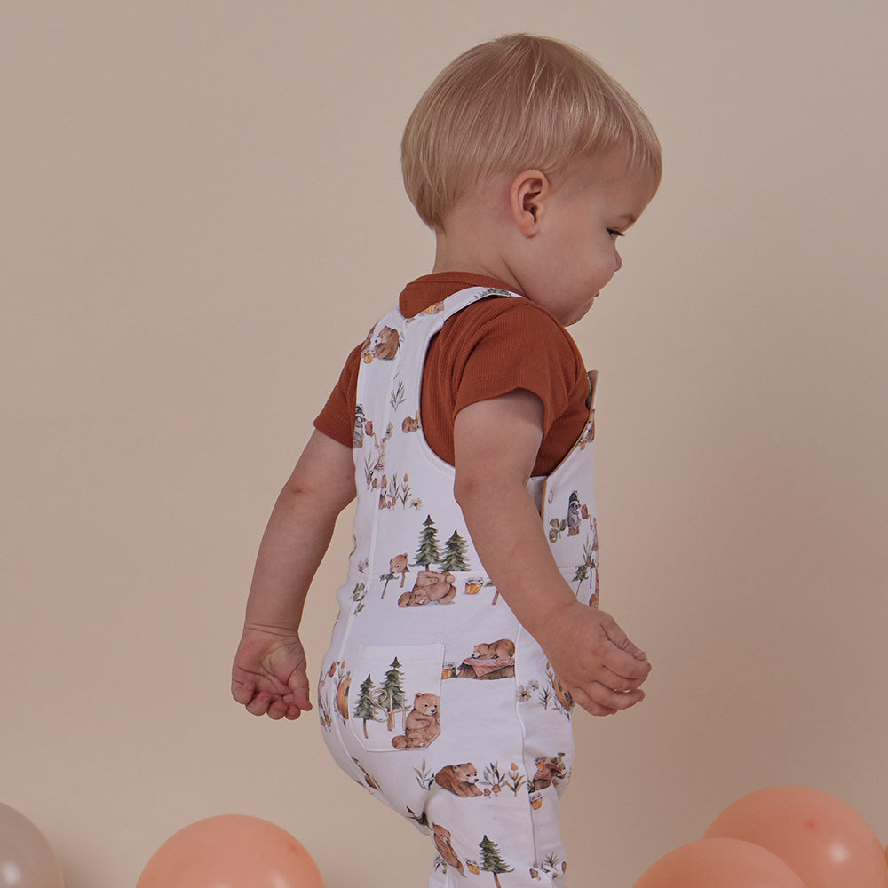Bears Organic Snuggle Overalls - View 13