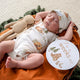 Bears Short Sleeve Organic Kimono Bodysuit - Thumbnail 5