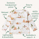 Bears Organic Long Sleeve Top - Thumbnail 4