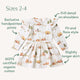 Bears Long Sleeve Organic Dress - Thumbnail 9